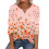 Women's sleeve V-neck T-shirts for Spring  comfortable,-Blue L 2