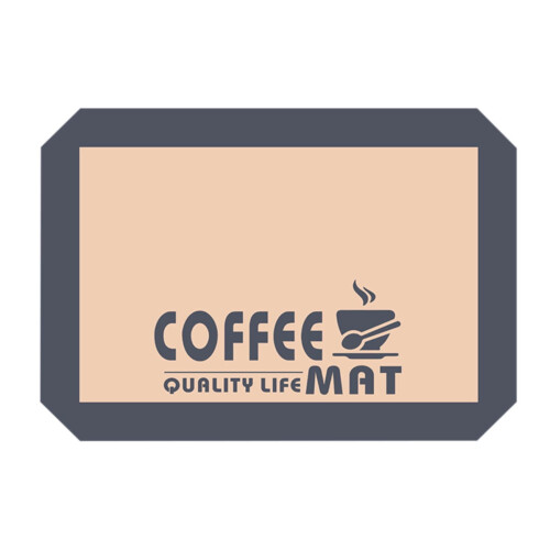 Tapis de cuisine absorbant en caoutchouc pour café 1