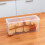 Luchtdichte broodbewaardoos van transparant plastic, 30x10,5x13 cm 5