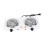 Electric Cooktop Compact Double Burner 2000W 2