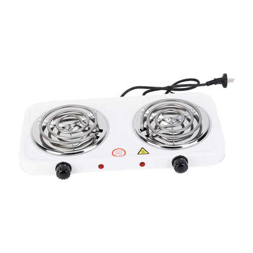 Electric Cooktop Compact Double Burner 2000W 1