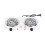 Electric Cooktop Compact Double Burner 2000W 3