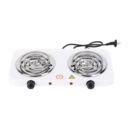 Electric Cooktop Compact Double Burner 2000W 2