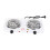 Electric Cooktop Compact Double Burner 2000W 5
