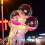 Bouquet de ballons roses lumineux à LED 4