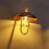 Iron Rose Gold Lampshade for LED String Lights 6ft 6