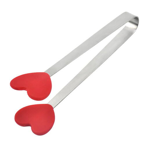 Küchenzange aus Silikon mit Edelstahlgriff, 13,5 cm 2