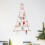 Decoración navideña colgante triangular de madera XIUH 5
