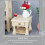 Mini bedside table vintage solid wood night stand 5