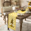 Sunflower Gnome Table Runner 13x108 in Linen Blend 3