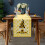 Sunflower Gnome Table Runner 13x108 in Linen Blend 5