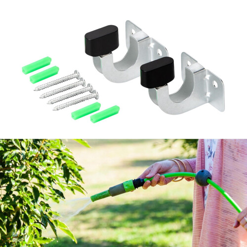 Set di staffe per avvolgitubo da giardino a parete 2