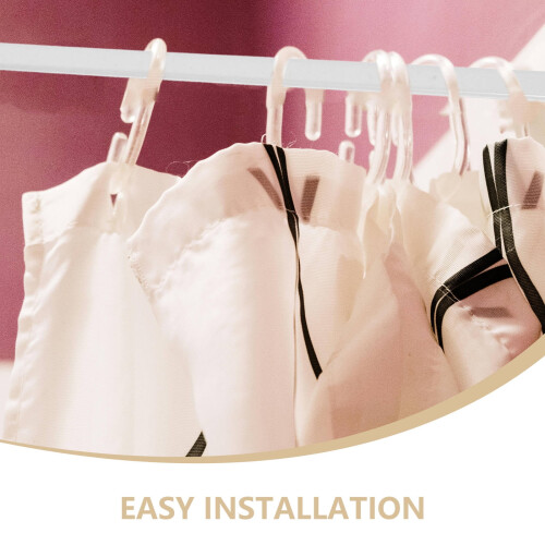 Fehér állítható függönyrúd – 29,6–50 cm 2