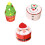 Serviettes de Noël brodées, lot de 3 2