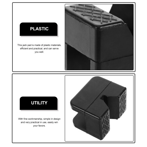 Suporte de apoio para soldas de pinça 6x5cm Plástico Pacote com 2 2
