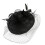 Damfascinator i polyester med fjäder och blomma 5