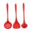 Silicone Kitchen Utensil Set Red 6-Piece 4