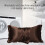 Taies d'oreiller en satin, format Queen, 51 x 76 cm, avec fermeture éclair invisible 4