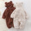 Bear-Ear Hooded Snowsuit for Babies 0-36 Months 5