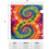 Capa magnética para caixa de correio com estampa tribal tie-dye, 53 x 46 cm (21 x 18 polegadas). 4
