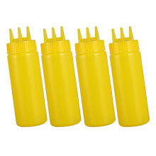 4Pièces Flacons Sauce Pour Maison Bbq Camping Facile À
