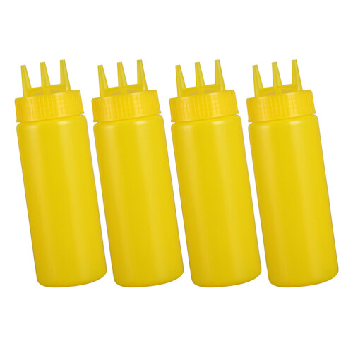 4Pièces Flacons Sauce Pour Maison Bbq Camping Facile À