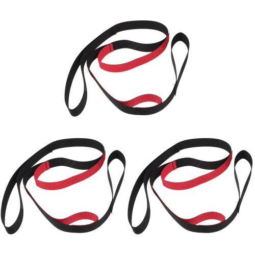 3Pièces De Jambe Robuste Rouge Pour Renforcement