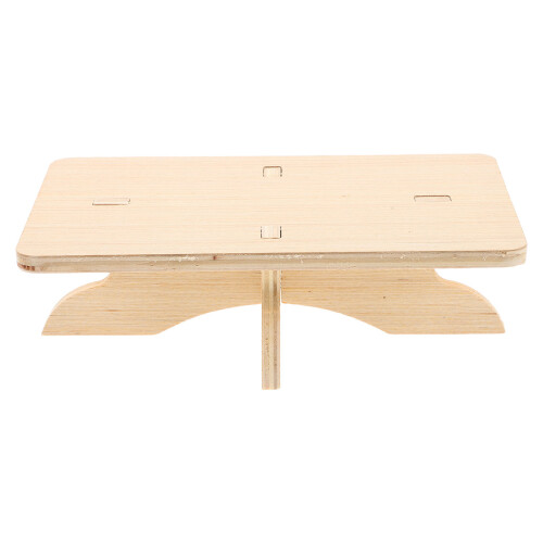 Plate- Bois Beige Pour Cage Animal Jeu Renforcé
