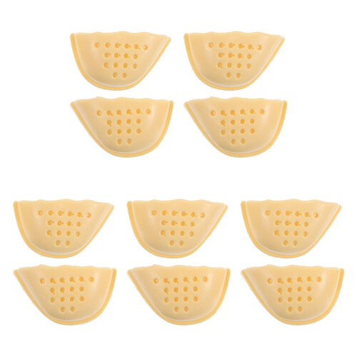 5Paires Inserts Souples Beige PU Pour Talons Baskets Confortables