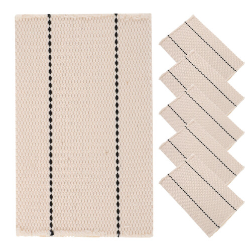 6Pièces Mèches Coton Beige Pour À Huile Durables Stables