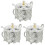 3Pcs Silver Multi-Purpose Seasoning Container with Lid 1