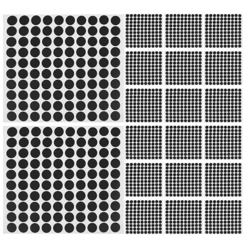 Black Waterproof LED Cover Stickers for Dimmer & Light Blocking