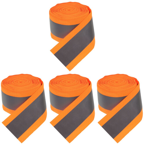 4Rollen Reflecterende Sierband Polyester Voor Zichtbaarheid
