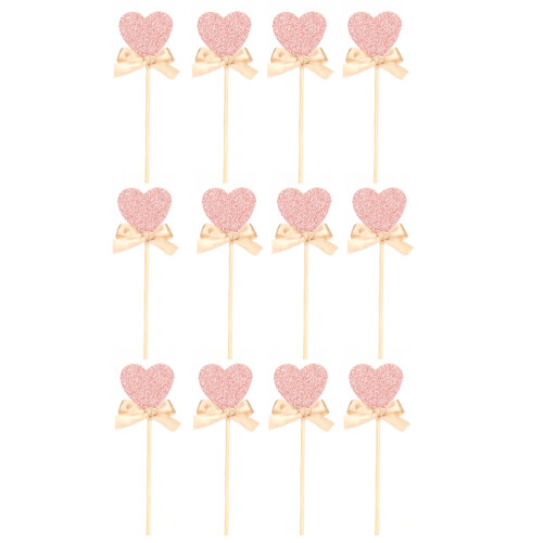 20Pcs Paper Cake Picks Assorted Color Dessert Cake Decorations