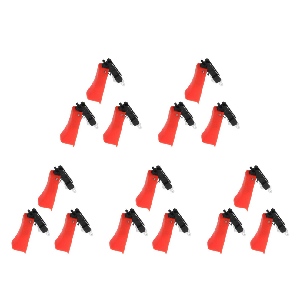 Photos - Power Tool Accessory 15Pcs Red Plastic Chainsaw Trigger Power Switch Durable for Home Use
