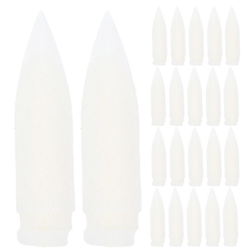 50Pcs Nylon Replacement Stylus Nibs for Paint Markers White, Fine Tip