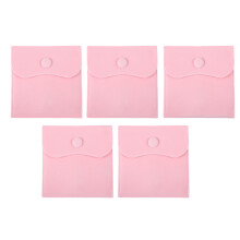 15Pcs Pink Flannel Gift Pouches Soft Durable Bags for Jewelry