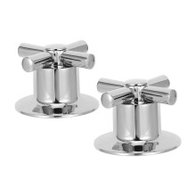 2Pcs Arm Faucet Handles for Bathroom and Kitchen Sinks