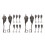 8Pairs Black Zinc Alloy Replacement Zipper Puller Tabs for Suitcases 1