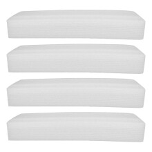 4Pcs Easy-Cut White Floral Foam Blocks for Flower Arranging and Crafts