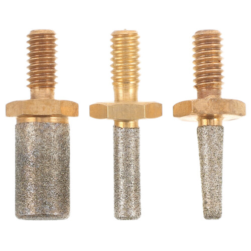 3Pcs Replacement Grinder Head Ceramic Polishing Bit for Glass Craft