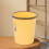 Bosca Bruscair Plaisteach le Dearadh Log – 22.5cm, Buí 4