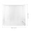 Witte polyester muggennettent 200x100x200cm 5