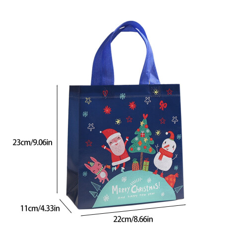 Weihnachtsgeschenktüten, robust, Vliesstoff, 10er-Pack 2