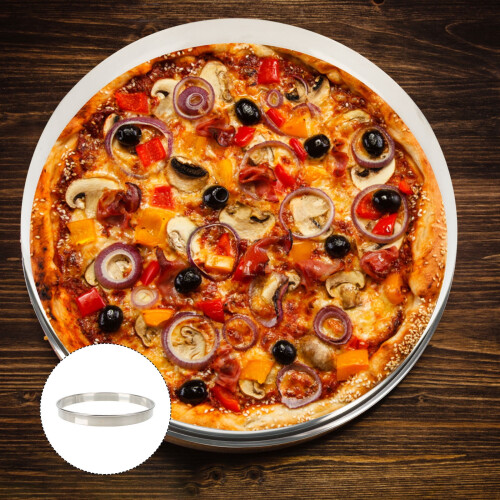 Cercle à pizza en acier inoxydable 27 cm 1