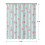 Blomsterprintet bruseforhæng 180 cm x 213 cm, vandtæt polyester 5