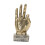 Figurine décorative en résine dorée représentant un geste de la main 3