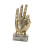 Figurine décorative en résine dorée représentant un geste de la main 5