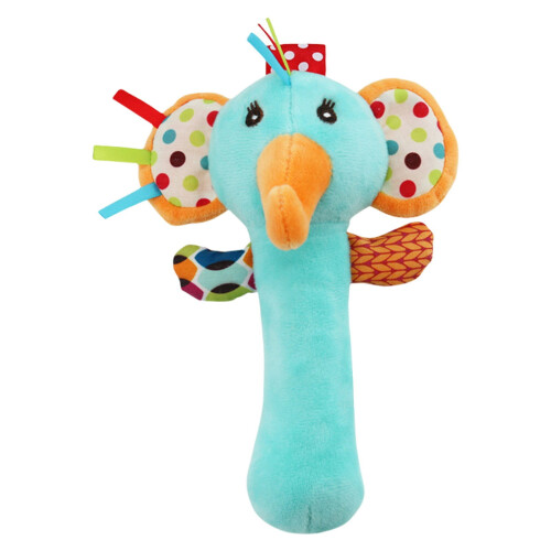 Babyrangle med tegneseriedyrdesign – blød 1