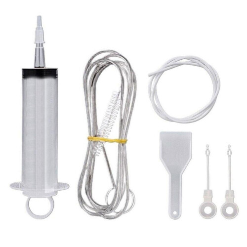 SSKFHGI 5-Piece Refrigerator Drain Cleaner Set, 1.5m Hose 1